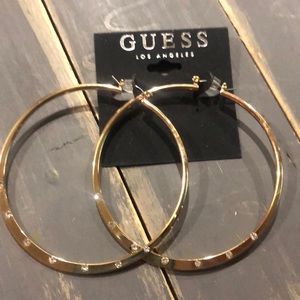 Guess hoop earrings